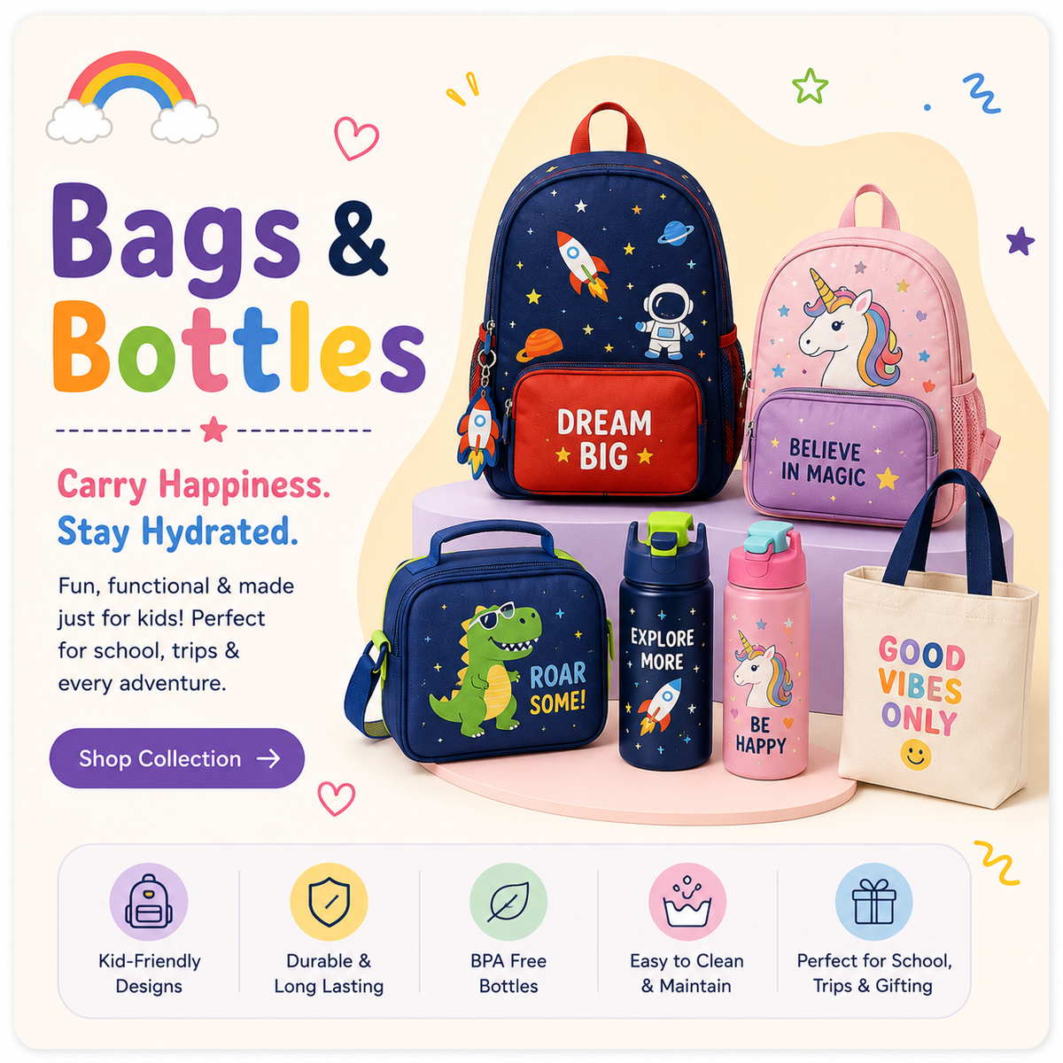 BAGS & BOTTLES